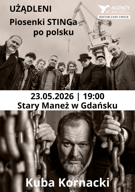 Piosenki Stinga po polsku. Kuba Kornacki z zespołem Użądleni. Aprobata Stinga. Jedyny taki projekt w Polsce!