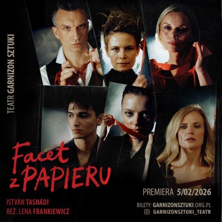 Facet z papieru