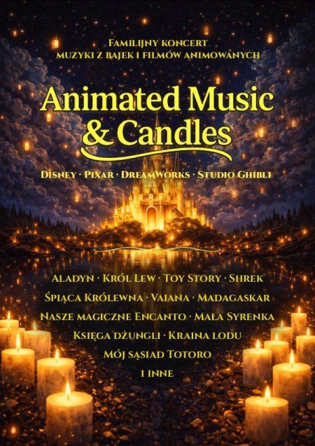 Animated Music & Candles