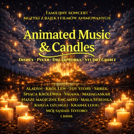Animated Music & Candles