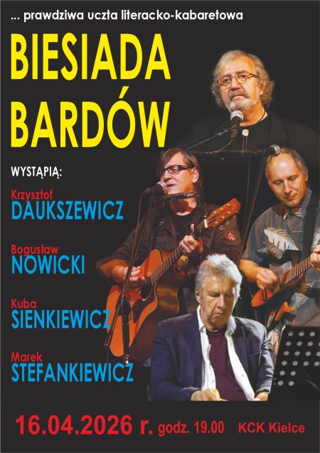 Biesiada Bardów - koncert literacko-kabaretowy