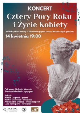 Cztery Pory Roku i Życie Kobiety - koncert symfoniczny z udziałem Orkiestry Sinfonia Masovia i solistów