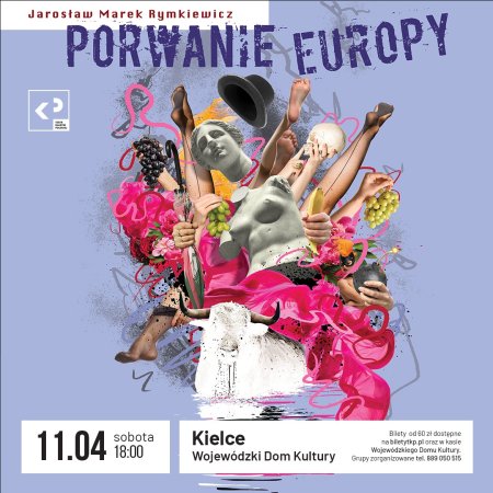 "Porwanie Europy" - spektakl Teatru Klasyki Polskiej w WDK w Kielcach