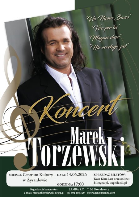 Marek Torzewski światowej klasy tenor, Żyrardów