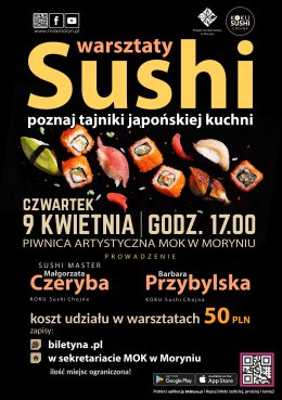 Warsztaty Sushi - Poznaj Tajniki Japońskiej Kuchni