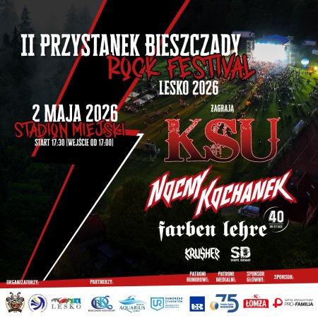 II Przystanek Bieszczady Rock Festiwal Lesko 2026