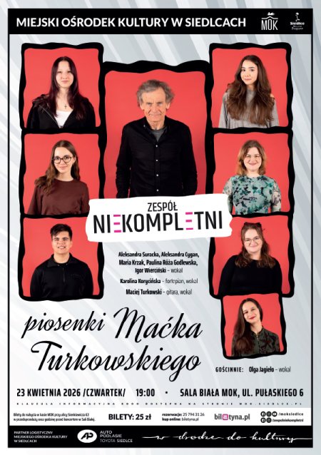 Niekompletni - Piosenki Maćka Turkowskiego