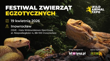 Wild Animal Expo - Festiwal Zwierząt Egzotycznych Inowrocław 19-04-2026