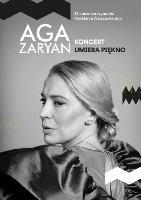 „Umiera Piękno” – koncert Agi Zaryan z okazji 82. rocznicy wybuchu Powstania Warszawskiego