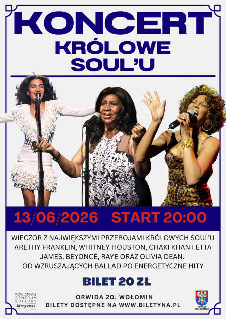 Koncert Królowe Soul’u