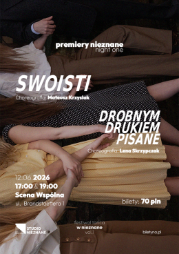 PREMIERY NIEZNANE: 2 spektakle, 1 wieczór