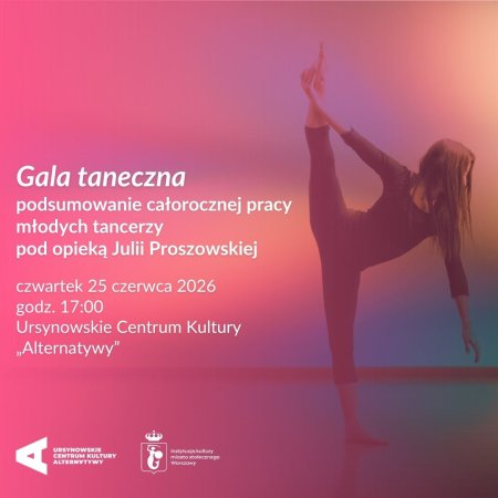 „Gala taneczna” | podsumowanie całorocznej pracy młodych tancerzy pod opieką Julii Proszowskiej