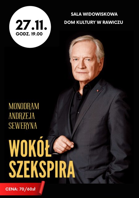 Andrzej Seweryn "Wokół Szekspira" Monodram