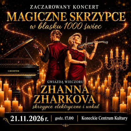 Magiczne skrzypce w blasku 1000 świec!