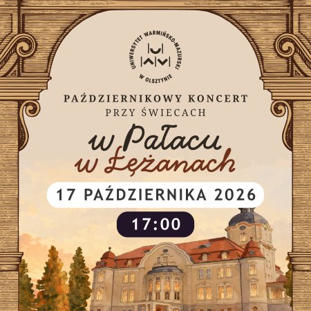 Październikowy koncert przy Świecach w Pałacu w Łężanach