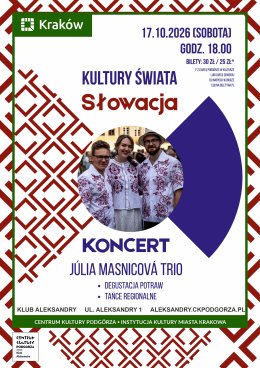 Kultury Świata: Słowacja - Júlia Masnicová Trio
