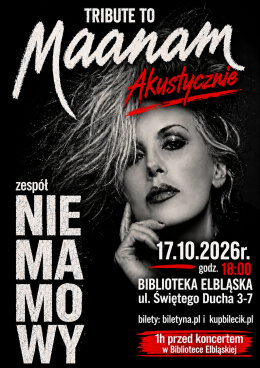 Maanam akustycznie -Tribute to- trasa jubileuszowa Nie Ma Mo Wy