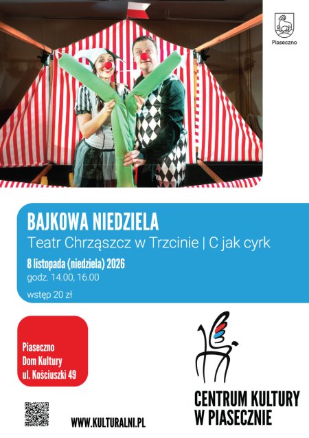 BAJKOWA NIEDZIELA. C jak Cyrk. Teatr Chrząszcz w Trzcinie
