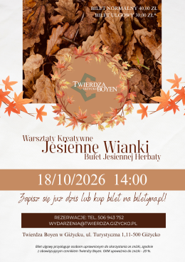 Jesienne wianki w Twierdzy Boyen