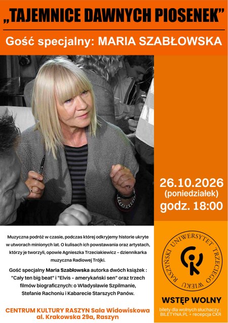 WYKŁAD RUTW: TAJEMNICE DAWNYCH PIOSENEK