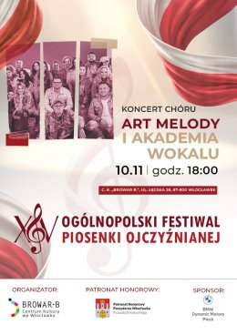 XV Ogólnopolski Festiwal Piosenki Ojczyźnianej - ArtMelody i Akademia Wokalu