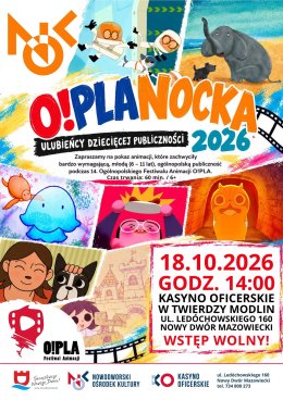 Ogólnopolski Festiwal Animacji ,,O!PLANOCKA 2026 - ulubieńcy dziecięcej publiczności”