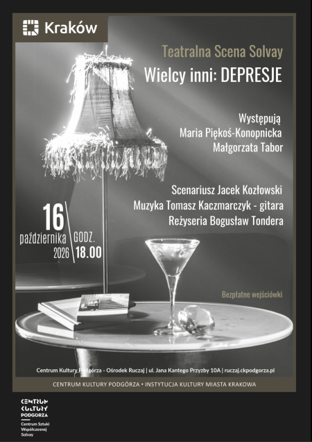 Wielcy inni. Depresje. Spektakl Teatralnej Sceny Solvay