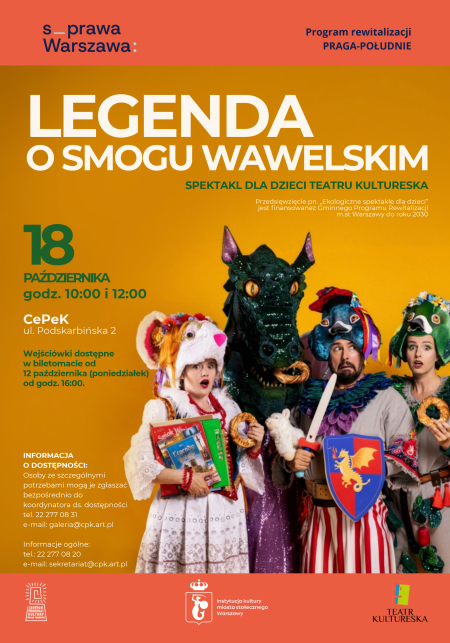 LEGENDA O SMOGU WAWELSKIM - spektakl dla dzieci Teatru Kultureska