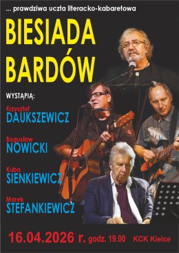 Biesiada Bardów - koncert literacko-kabaretowy