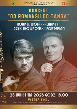 Koncert "Od romansu do tanga" w WCK Falenica